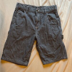 Men's Dickies Black and White Striped Shorts Jorts